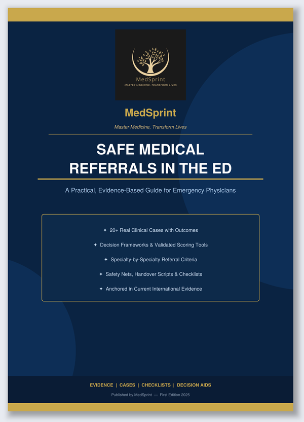 Safe Medical Referrals in the ED